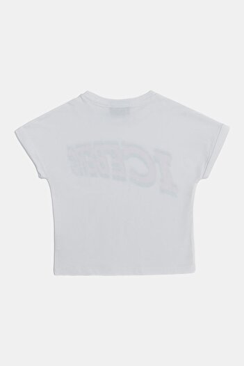 Iceberg Bg Store Tricou alb pentru fete 23ssıts3151