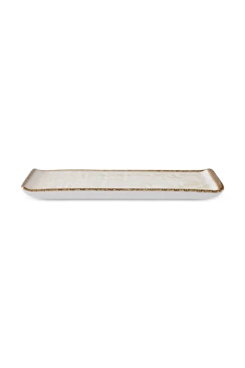 Karaca Ephesus Boat Plate 24 cm Beige