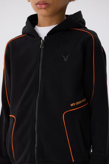 Nebbati BG Store Erkek Çocuk Siyah Eşofman Üstü