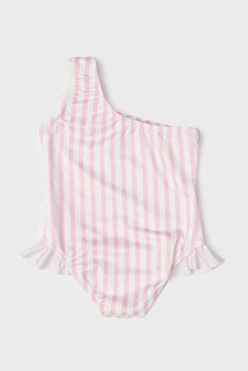 GB Baby Bg Store Baby Girl Patterned Swimsuit