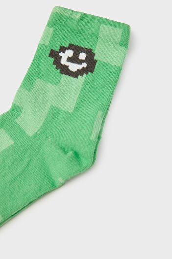 Nebbati BG Store Boy's Green Socks