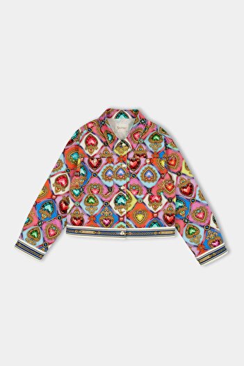 SWATSKY BG Store Girls' Patterned Jacket