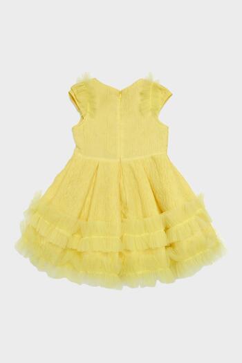 Lia Lea Bg Store Kız Bebek Sarı Elbise 23ss0lb0238