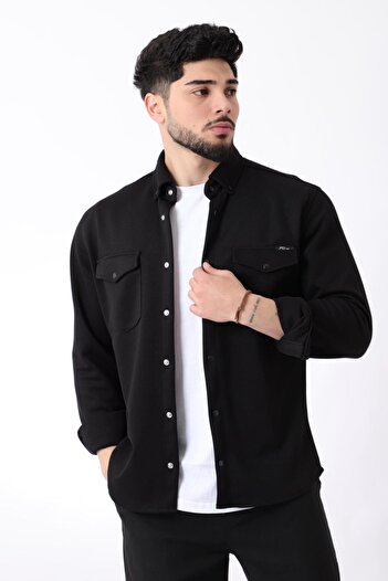 Stilkombin Knitted Shirt - Double Pocket Cover, XC U16805_40335