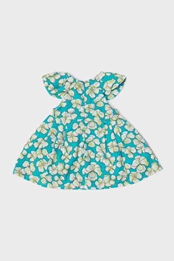 Layette Bg Store Kız Bebek Desenli Elbise