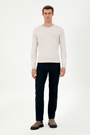U.S. Polo Assn. Erkek Lacivert Kanvas Pantolon 50291165-VR033