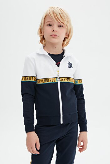 Bikkembergs Bg Store Trening alb pentru băieți Top 23ss0bk1529