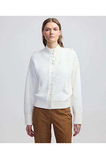 İpekyol Ribana Mix Plush Cardigan