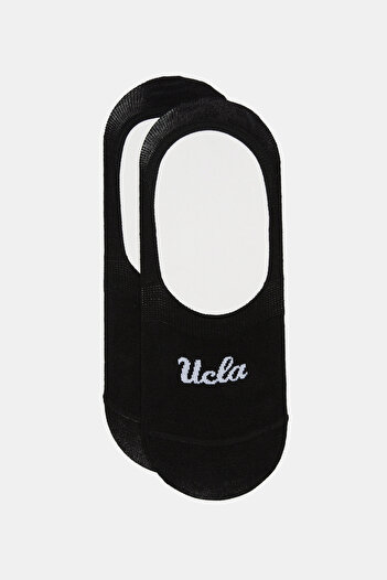 UCLA Carlsbad 2-Piece Black Ballerina Jacquard Standard Fit Unisex Socks