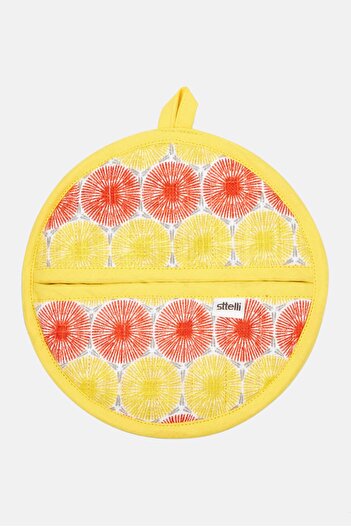 Sttelli Starburst Pot Holder, Yellow