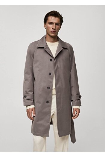 MANGO Man Brown Men's Coat 77077913
