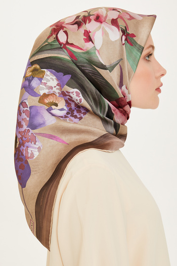 Armine 2024 Season Dj Pure Silk Scarf 9215d - Φθινόπωρο/Χειμώνας (S) (Sura) - E24k9215d01