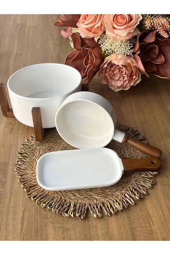 ROSSEV Woody Porcelain Presentation Set 3 Pieces