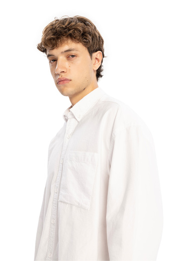 GIESTO White Oxford Shirt