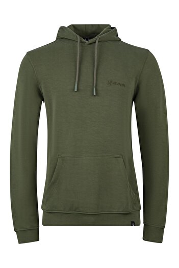 2AS Φούτερ Ozwet Khaki Hooded Crew Neck