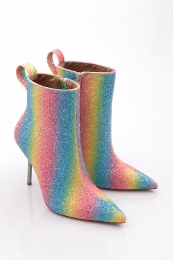 DGN Women's Heeled Boots - Multi Sim 91293557
