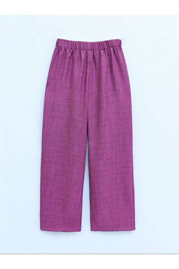 Modamorfo Double Suit with Elastic Sleeves and Lace Detail - Fuchsia