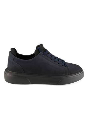 Desa Ανδρικά δερμάτινα παπούτσια Holden Navy Blue Nubuck