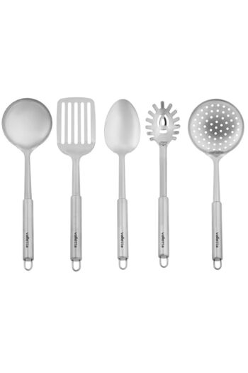 valletta 5 Piece Peligrosa Stainless Steel Serving Set