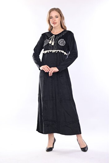 mervemoda ΓΥΝΑΙΚΕΙΟ ΜΑΚΡΙΜΑΝΙΚΟ ΒΕΛΟΥΔΙ ΦΟΡΕΜΑ