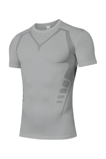 GHASSY CO. Ghassy Co. Men's - Ultra Flexible, Quick Dry Breathable Short Sleeve Sports T-Shirt