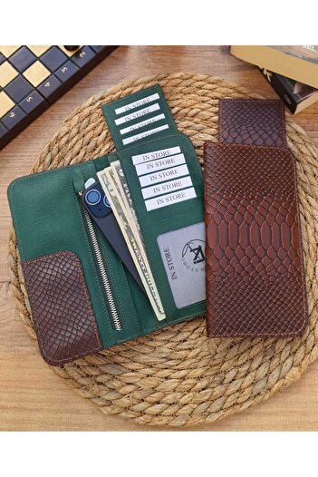 GoGoPlus Long Card Holder Genuine Leather Unisex Wallet