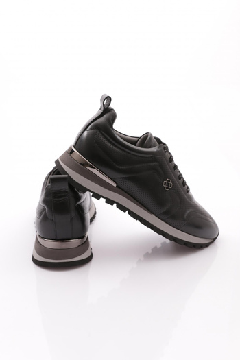 DGN Erkek Bağcıklı Sneakers Ayakkabı Siyah 610713617