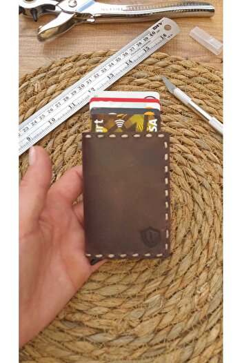GoGoPlus Monies Mechanismed Hand Stitched Card Holder