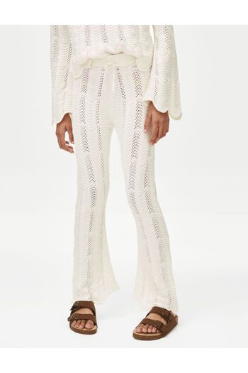 Marks & Spencer Yumuşak Dokulu Flared Fit Pantolon (6-16 Yaş)