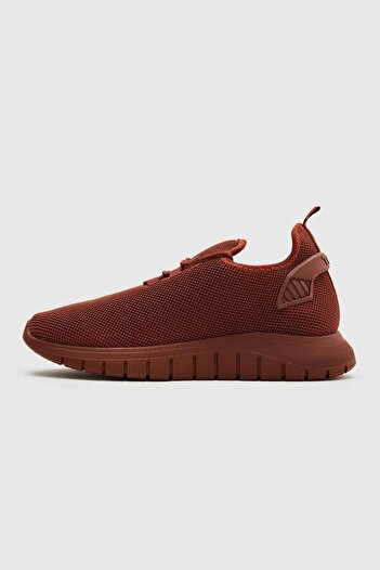 Twn Tan Color Sneakers - Mesh Detail