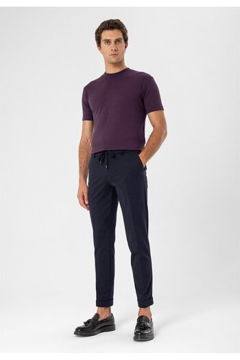 Antioch Plum Crew Neck Slim Fit T-shirt