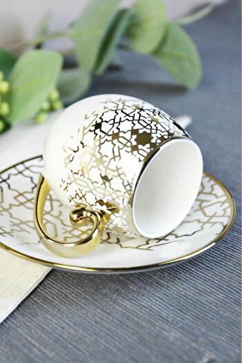 Paçi Darla Gilded Coffee Set for 6 People