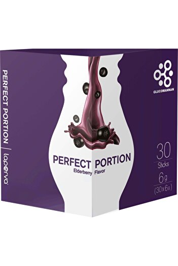 Laperva Perfect Portion, 30 Sticks, Elderberry,appetite Suppressant, Rich In Glucomannan.
