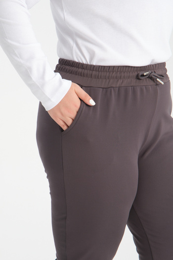 BANEGA Winter Jogger - Ribbed Fleece Sweatpants with Pockets and Diver Fabric