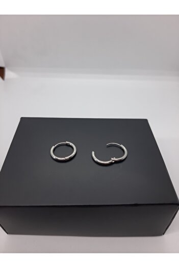Set 10 mm Antiallergic Stainless (1 Pair) Steel Hoop Earrings (Thickness: 1.6 mm)