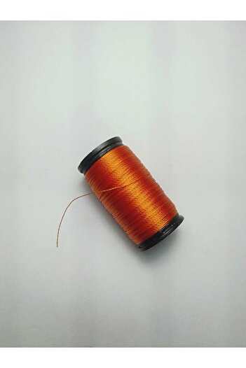 Eskişehir hobi sanat 0,2 mm 30 μέτρα κορδόνι χάντρες προσευχής Χρώμα πορτοκαλί (πιο λεπτό κορδόνι χάντρες προσευχής)