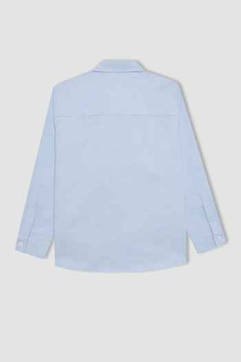 DeFacto Boy's Long Sleeve Shirt W3215a6/be343 Lt.blue
