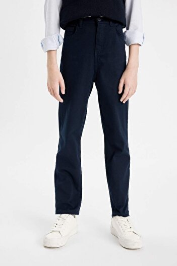 DeFacto Boy's Canvas Trousers U3254A6/Nv253 Navy