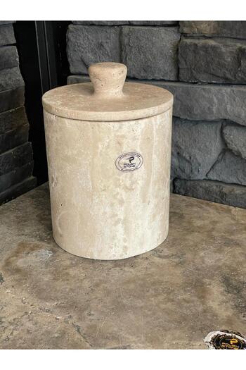 Polen Stone Travertine Natural Stone Decorative Multi-Purpose Box 16X19Cm