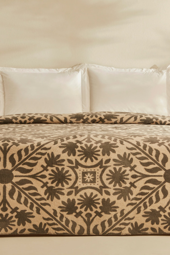 Karaca Home Velma Gray Double Cotton Blanket