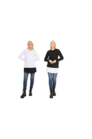 CNG MODA Set de 2 cămăși și fuste cu talie elastică