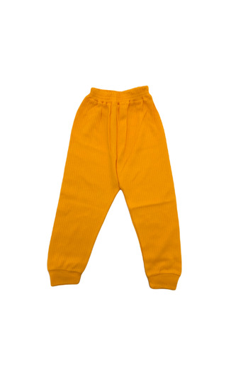 VATAN KIDS Sarı Renk Bebek Fitilli Pijama Altı