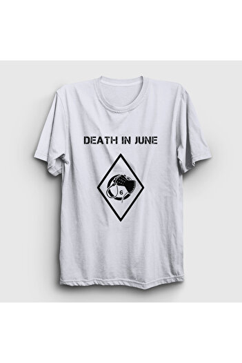 Presmono Μπλουζάκι Unisex White Logo Music Death In June 503181 ττ