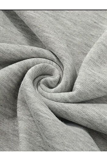 caddekombin Fermuar Desenli Kedili Kapüşonlu Oversize Sweatshirt