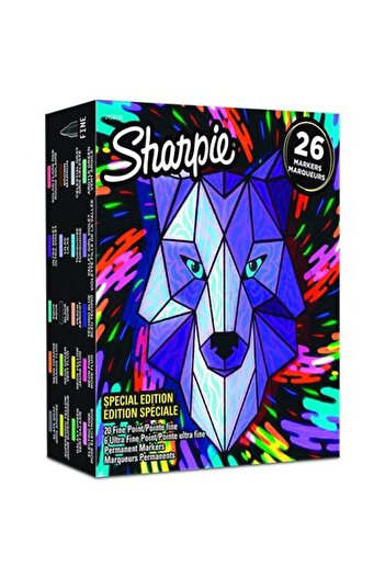 Sharpie 26 Wolves2158030 Permanent Set - Fine