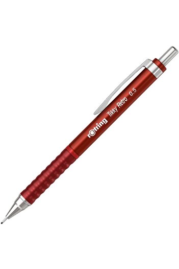 Rotring Tikky Retro Versatil Pen Metallic Red 0.5mm