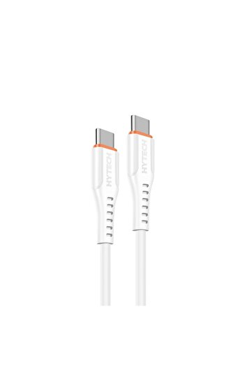 Genel Markalar Hy-xtp10 1m 3a Type-c To Type-c Hızlı Beyaz Data Hızlı Şarj Kablosu
