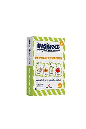 yeti kitap English Cards (fruits-vegetables)