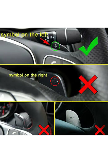 kaytaz MERCEDES 2015+ KIRMIZI F1 KULAKÇIK PADDLE SHİFT W205 W213 W117 W176