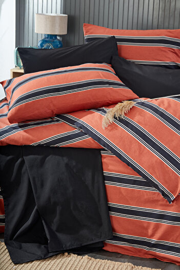 BONJARDİNHOME Double Cotton Duvet Cover Set - with Sheets